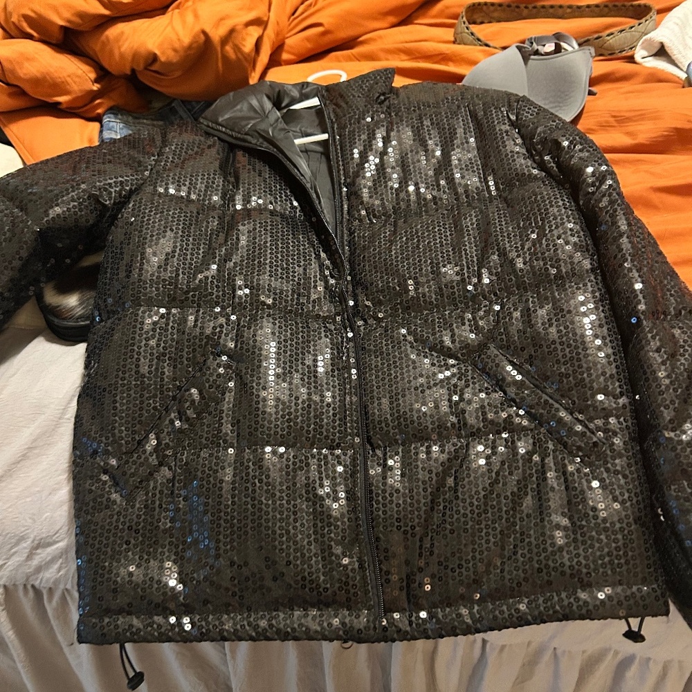 Black sequin jacket